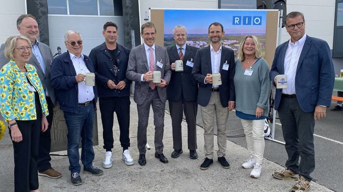 Regionaler Industriepark Osterburken - Tag der offenen Tür nach dem Fassanstich