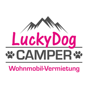 Das Logo von Lucky Dog Camper im Regionalen Industriepark Osterburken